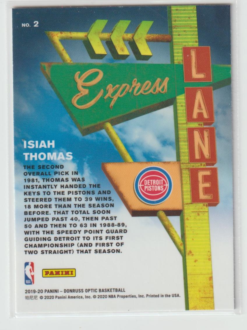 Express Lane 002 Isiah Thomas - Detroit Pistons