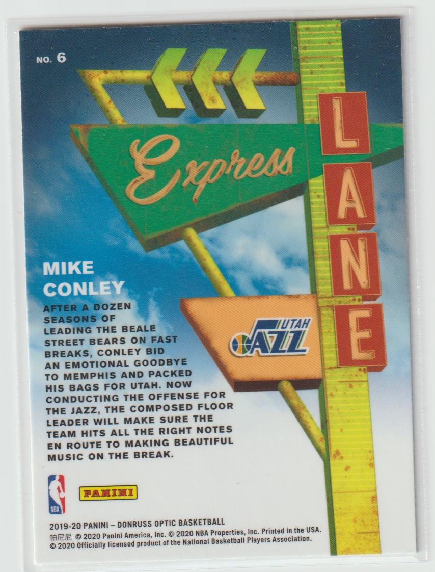 Express Lane 006 Mike Conley - Utah Jazz