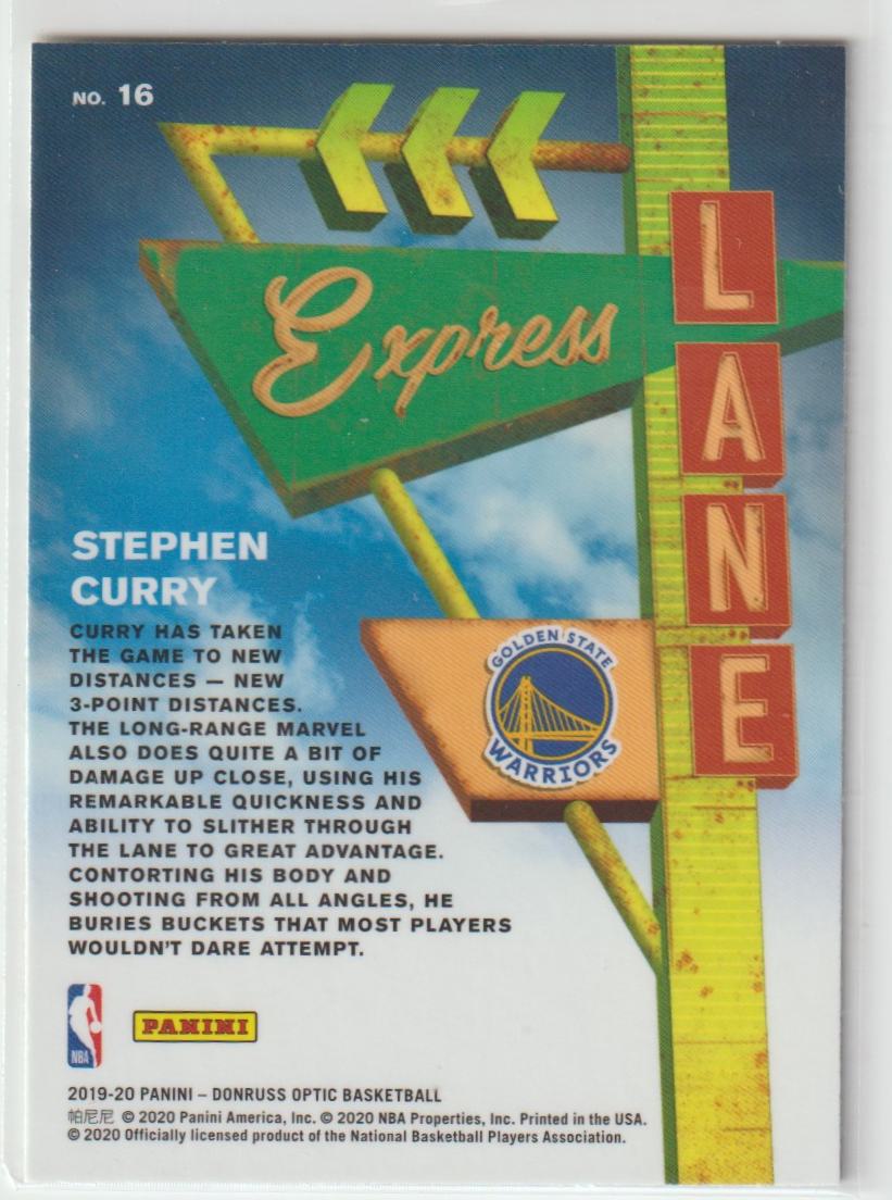 Express Lane 016 Stephen Curry - Golden State Warriors