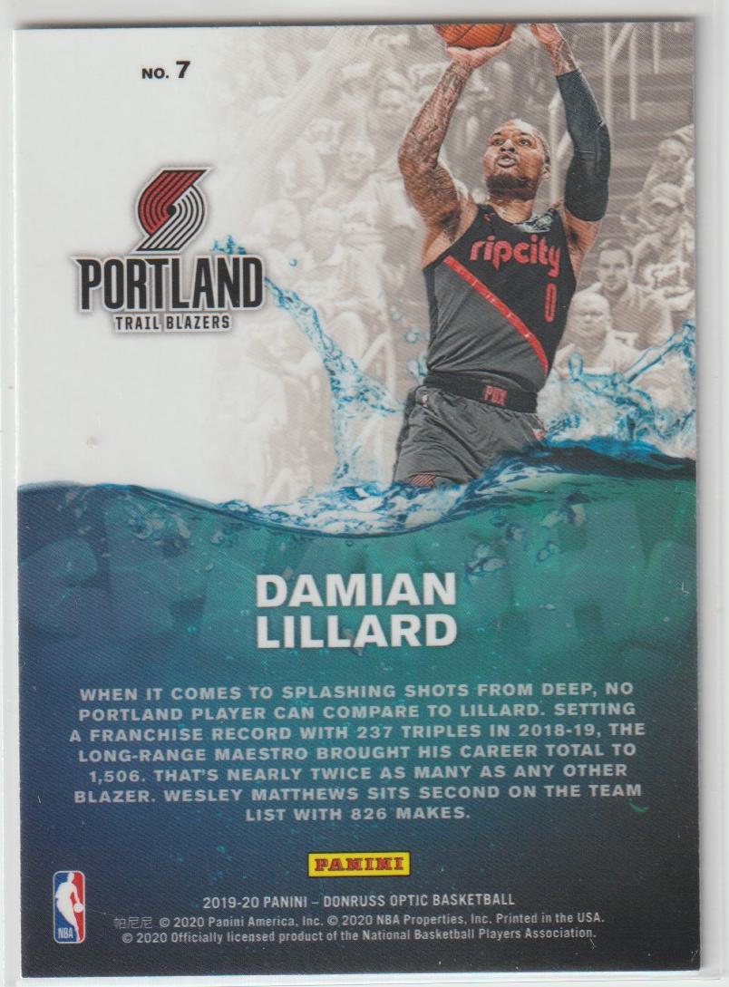 Splash 007 Damian Lillard - Portland Trail Blazers