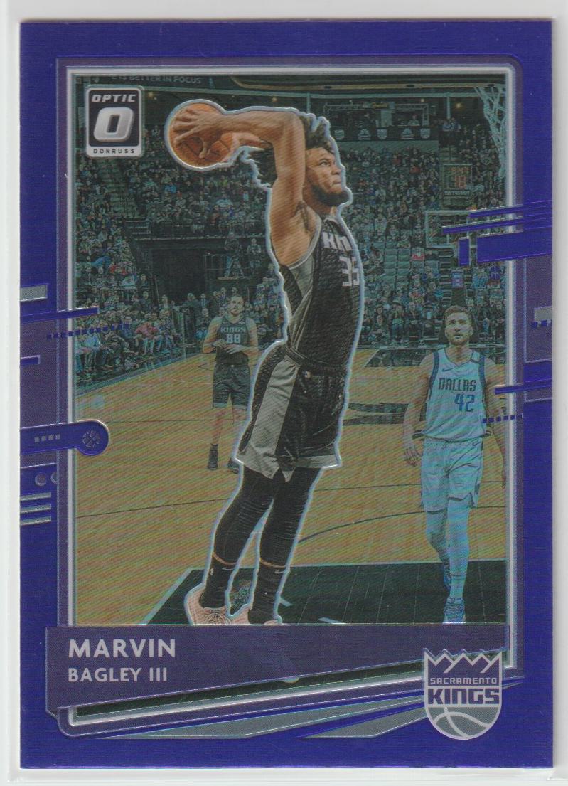 047 Marvin Bagley III - Sacramento Kings Purple