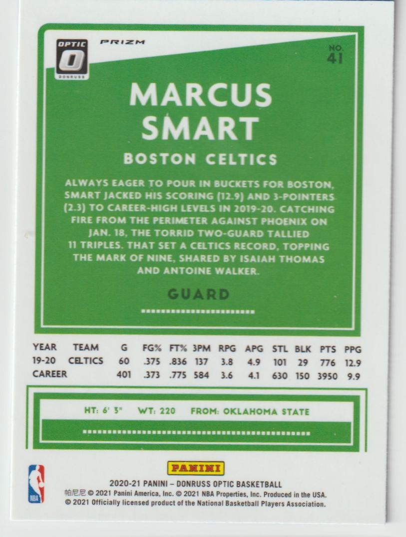 041 Marcus Smart - Boston Celtics Purple