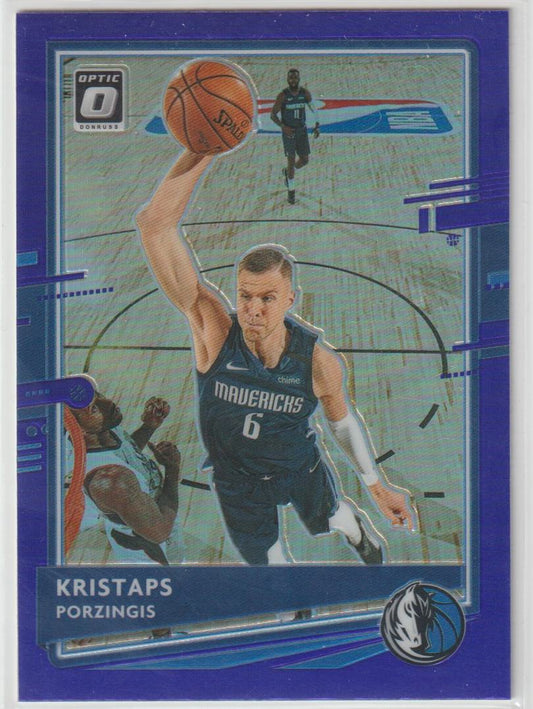 082 Kristaps Porzingis - Dallas Mavericks Purple