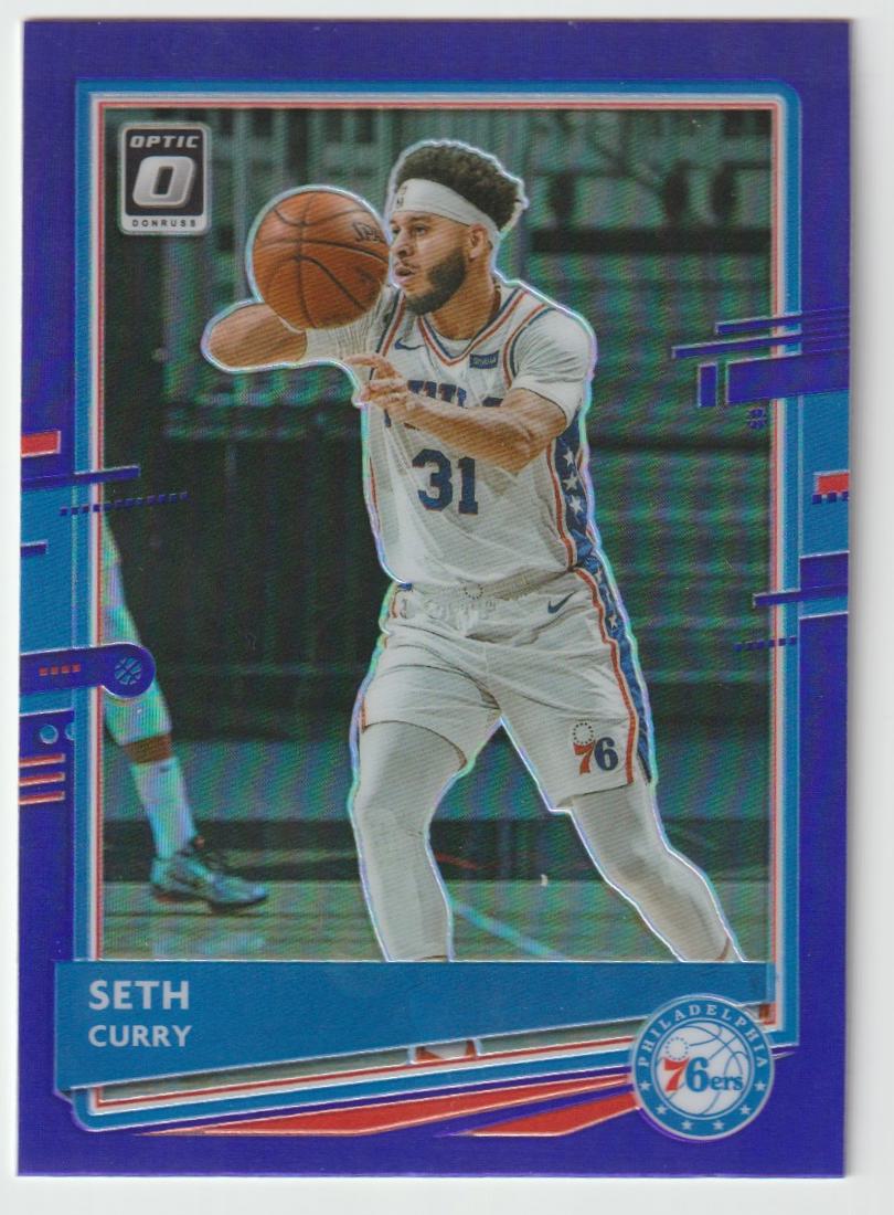 113 Seth Curry - Philadelphia 76ers Purple