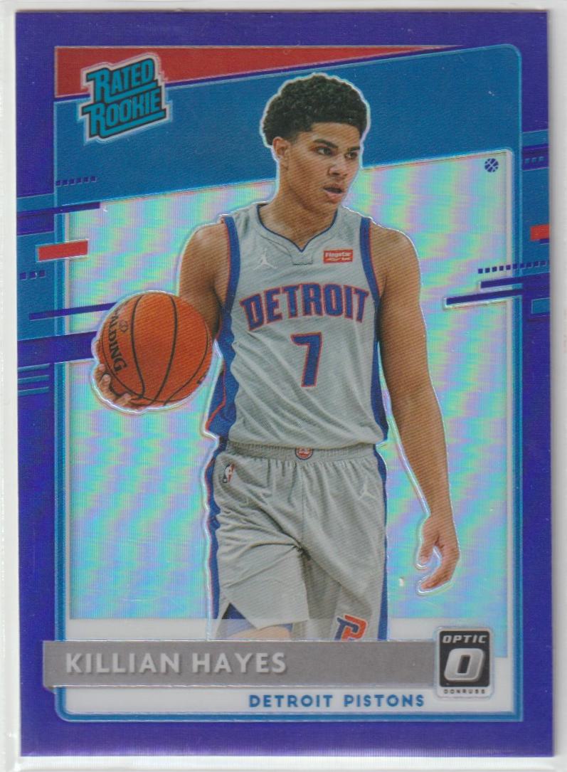 157 Killian Hayes - Detroit Pistons Purple