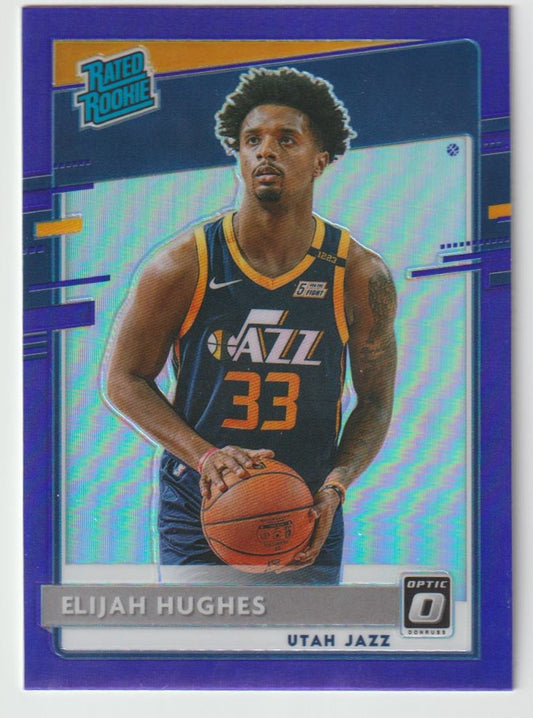 192 Elijah Hughes - Utah Jazz Purple