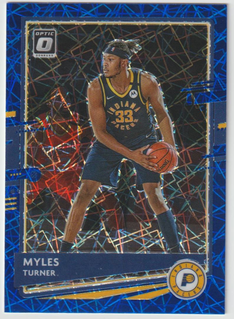 038 Myles Turner - Indiana Pacers Blue Velocity