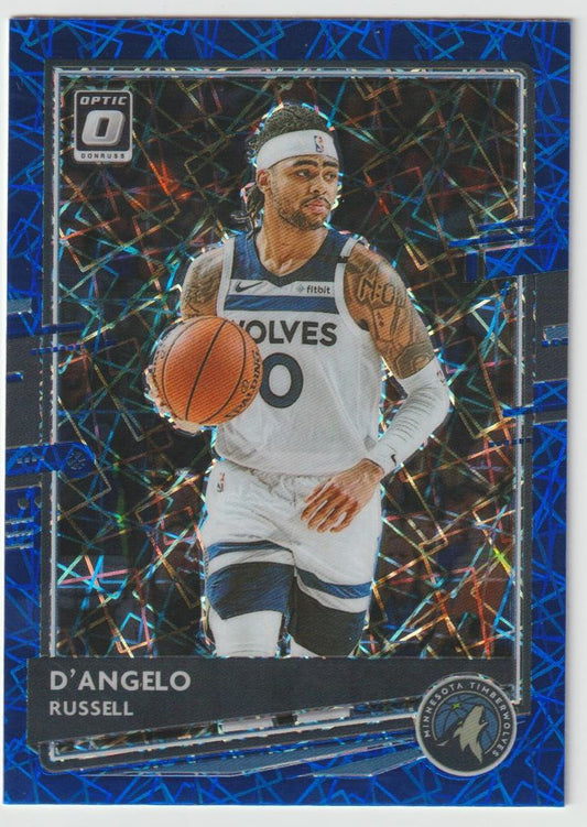 057 D'Angelo Russell - Minnesota Timberwolves Blue Velocity