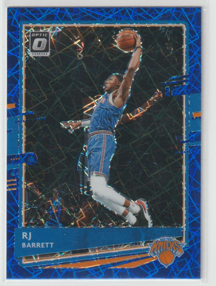 062 RJ Barrett - New York Knicks Blue Velocity