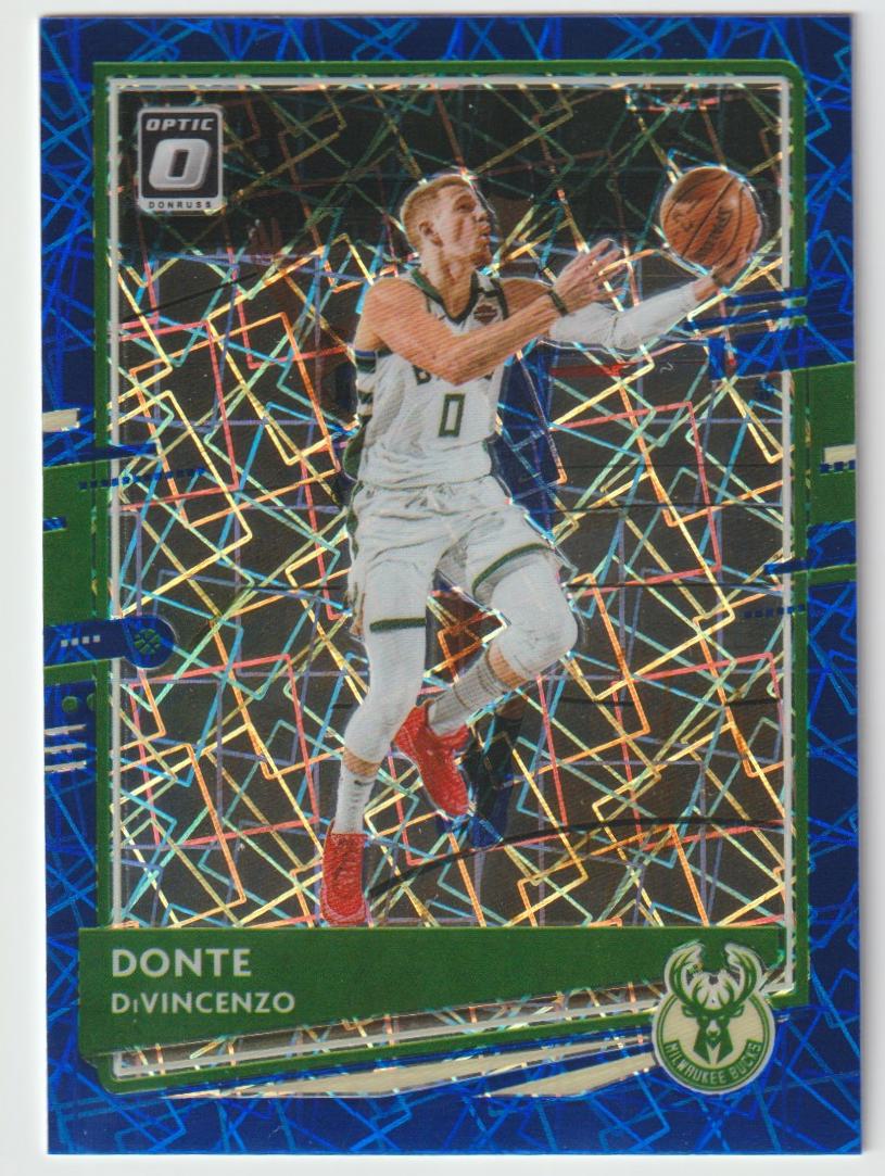 068 Donte DiVincenzo - Milwaukee Bucks Blue Velocity