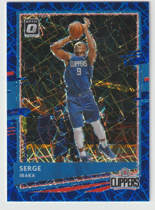 091 Serge Ibaka - Los Angeles Clippers Blue Velocity