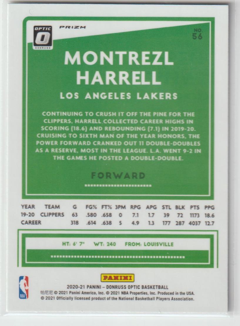 056 Montrezl Harrell - Los Angeles Lakers Holo