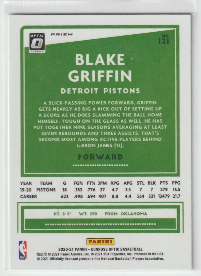 121 Blake Griffin - Detroit Pistons Holo