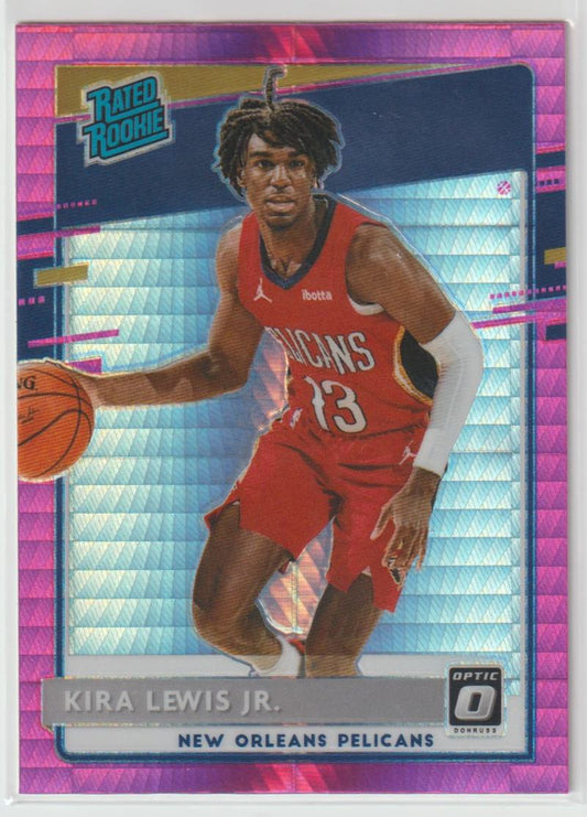 163 Kira Lewis Jr. - New Orleans Pelicans Hyper Pink