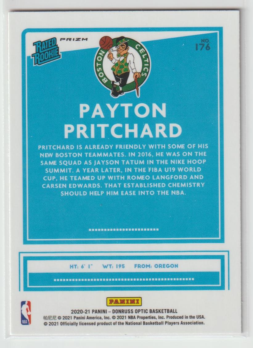 176 Payton Pritchard - Boston Celtics Hyper Pink