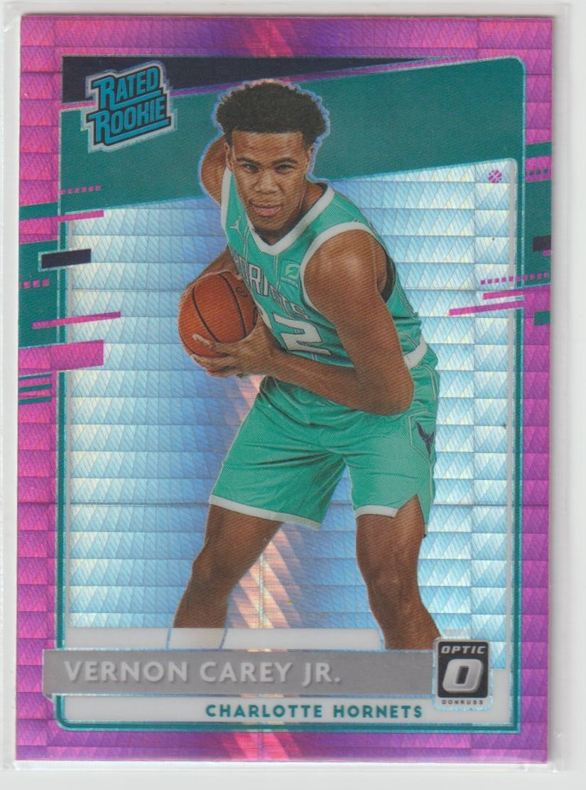 182 Vernon Carey Jr. - Charlotte Hornets Hyper Pink