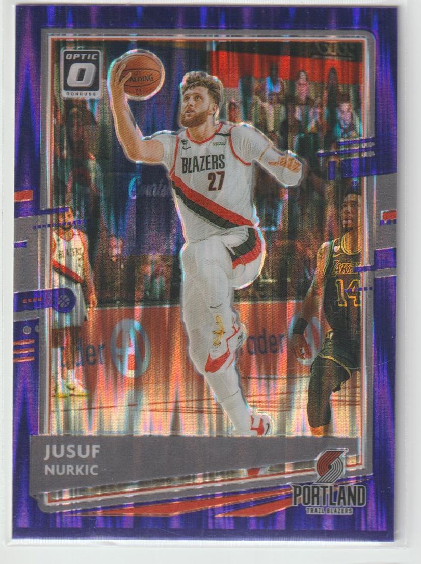 044 Jusuf Nurkic - Portland Trail Blazers Purple Shock