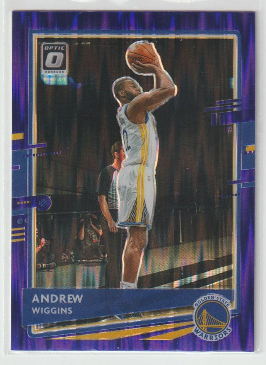 146 Andrew Wiggins - Golden State Warriors Purple Shock