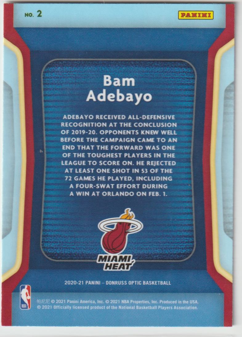 Air Defense 002 Bam Adebayo - Miami Heat