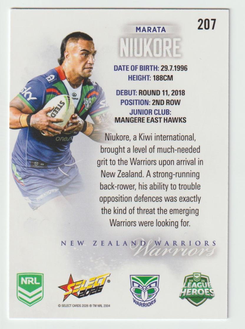 207 Marata Niukore