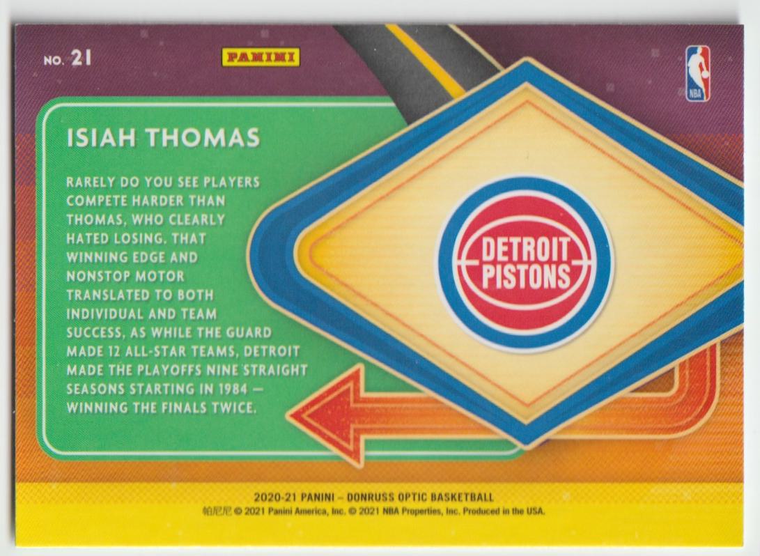 Express Lane 021 Isiah Thomas - Detroit Pistons