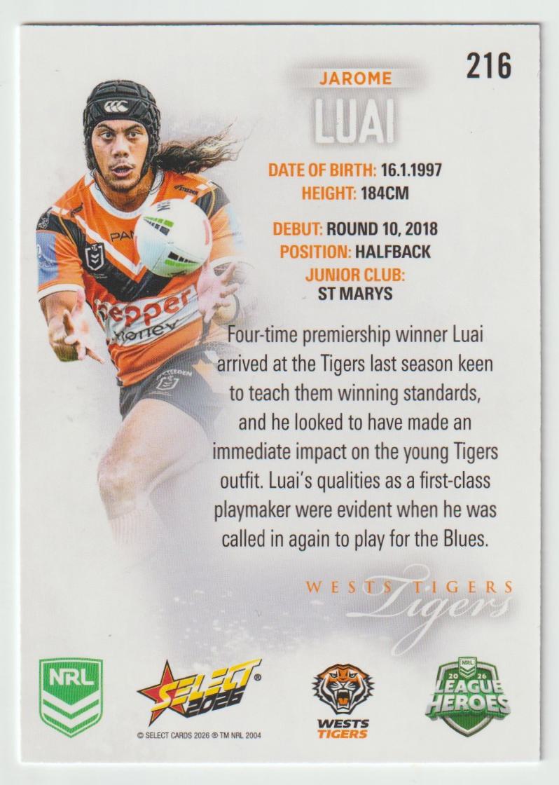 216 Jarome Luai