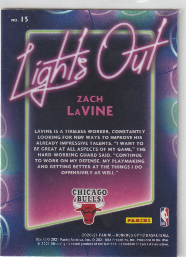 013 Zach LaVine - Chicago Bulls Lights Out