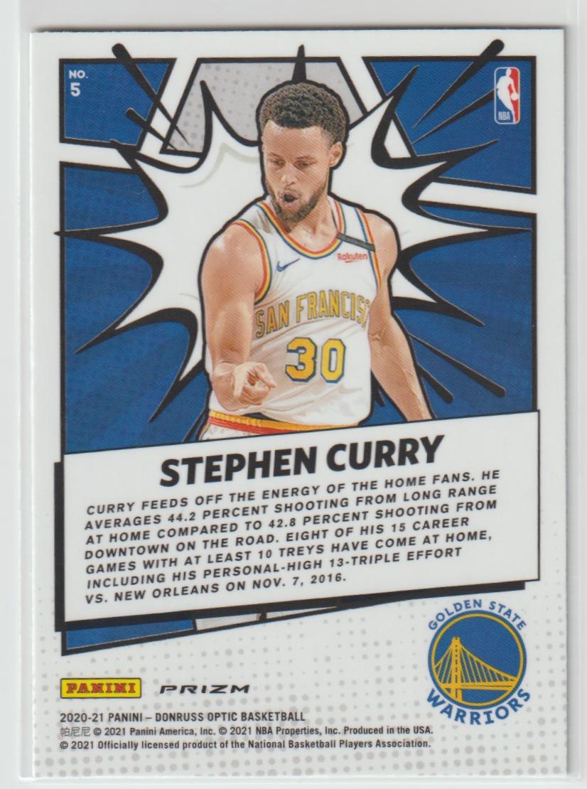 My House 005 Stephen Curry - Golden State Warriors Holo