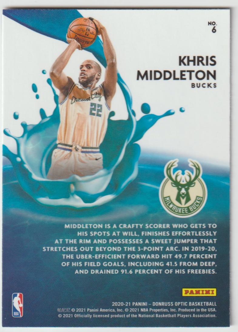 Splash 006 Khris Middleton - Milwaukee Bucks