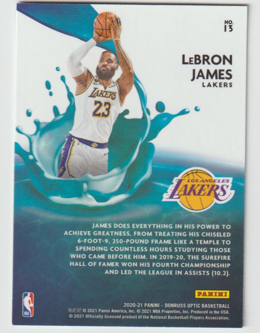 Splash 013 LeBron James - Los Angeles Lakers