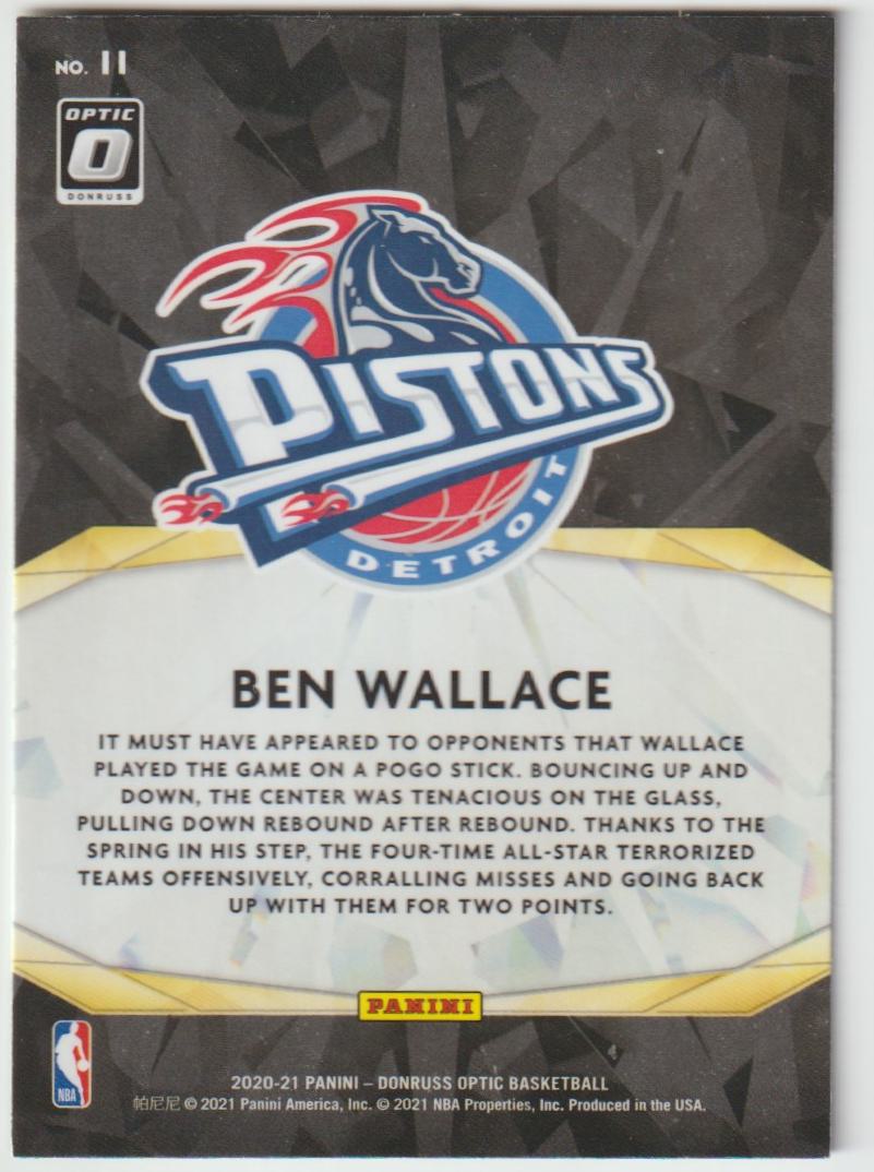 Winner Stays 011 Ben Wallace - Detroit Pistons