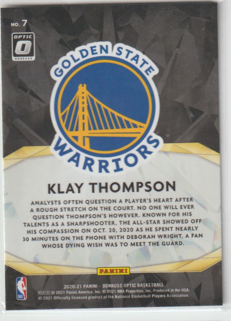 Winner Stays 007 Klay Thompson - Golden State Warriors