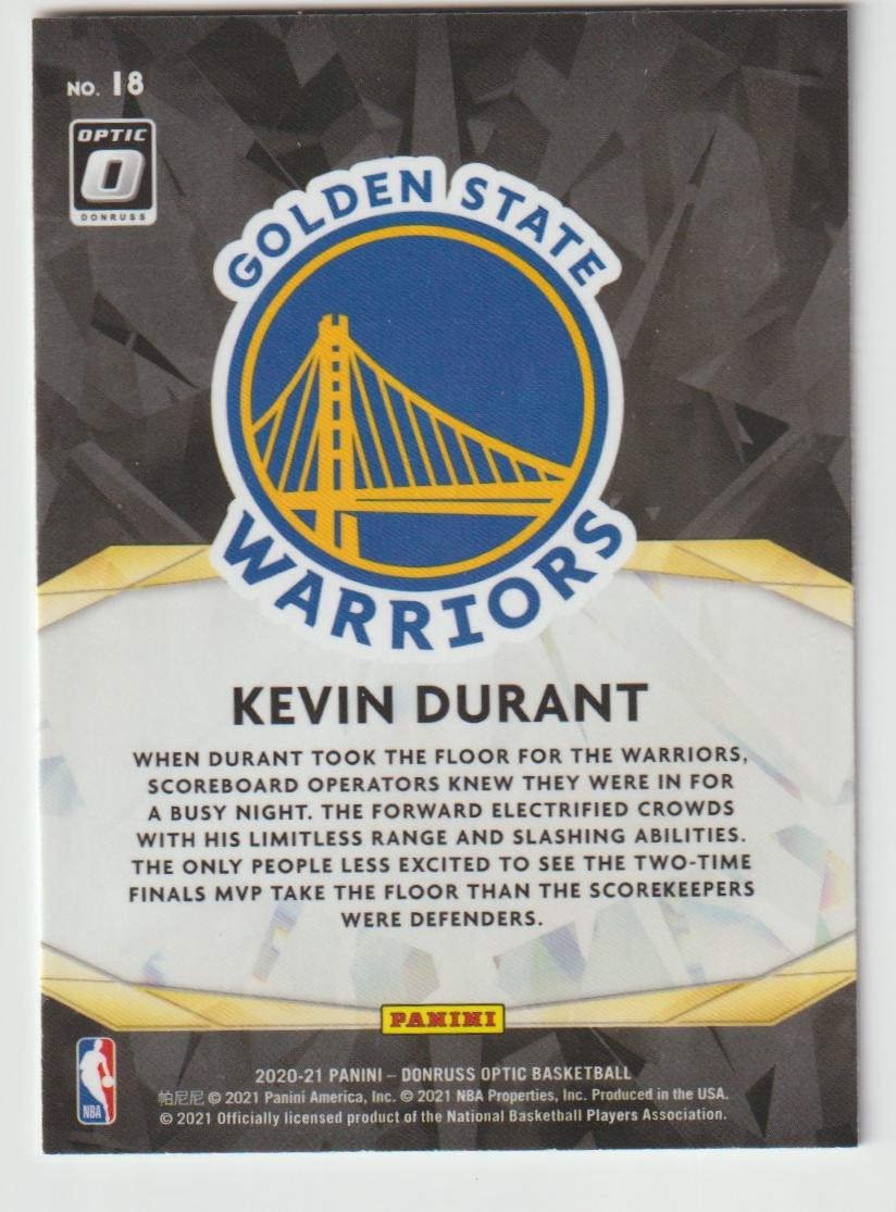 Winner Stays 018 Kevin Durant - Golden State Warriors