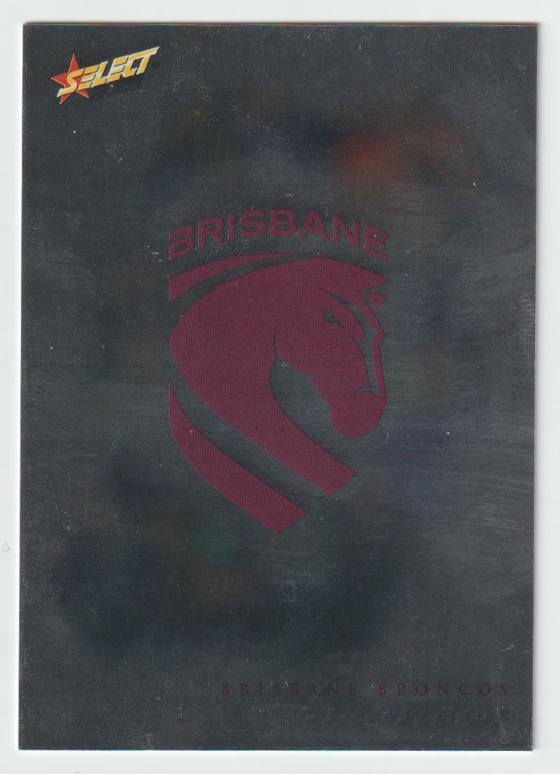 001 Brisbane Broncos Logo Hobby Silver