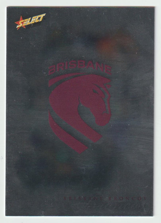 001 Brisbane Broncos Logo Hobby Silver