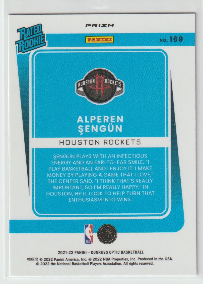 169 Alperen Sengun - Houston Rockets Purple