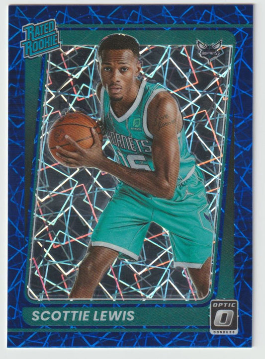 196 Scottie Lewis - Charlotte Hornets Blue Velocity