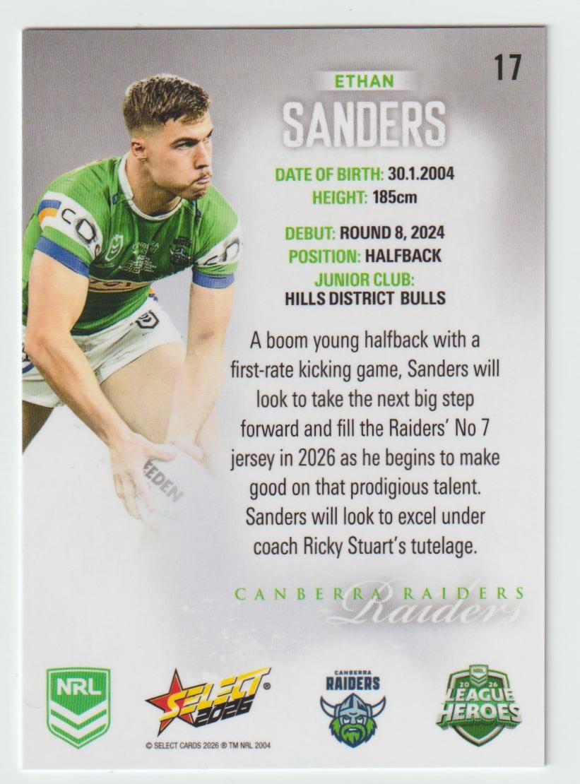 017 Ethan Sanders Hobby Silver