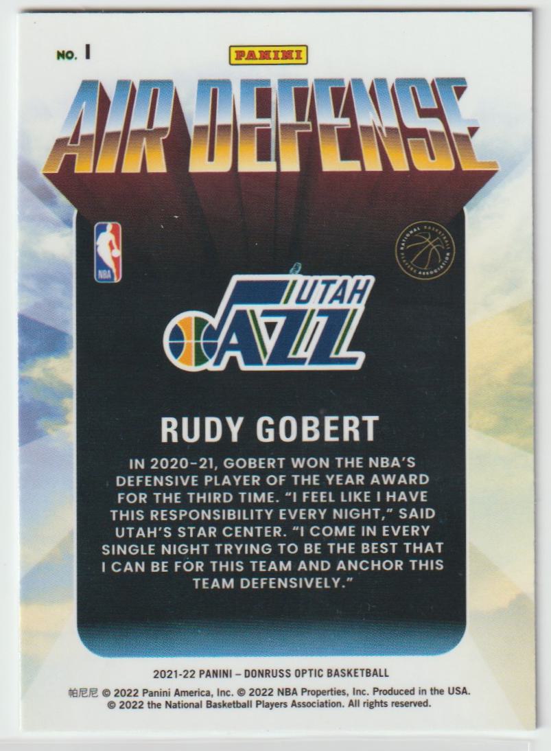 Air Defense 001 Rudy Gobert - Utah Jazz