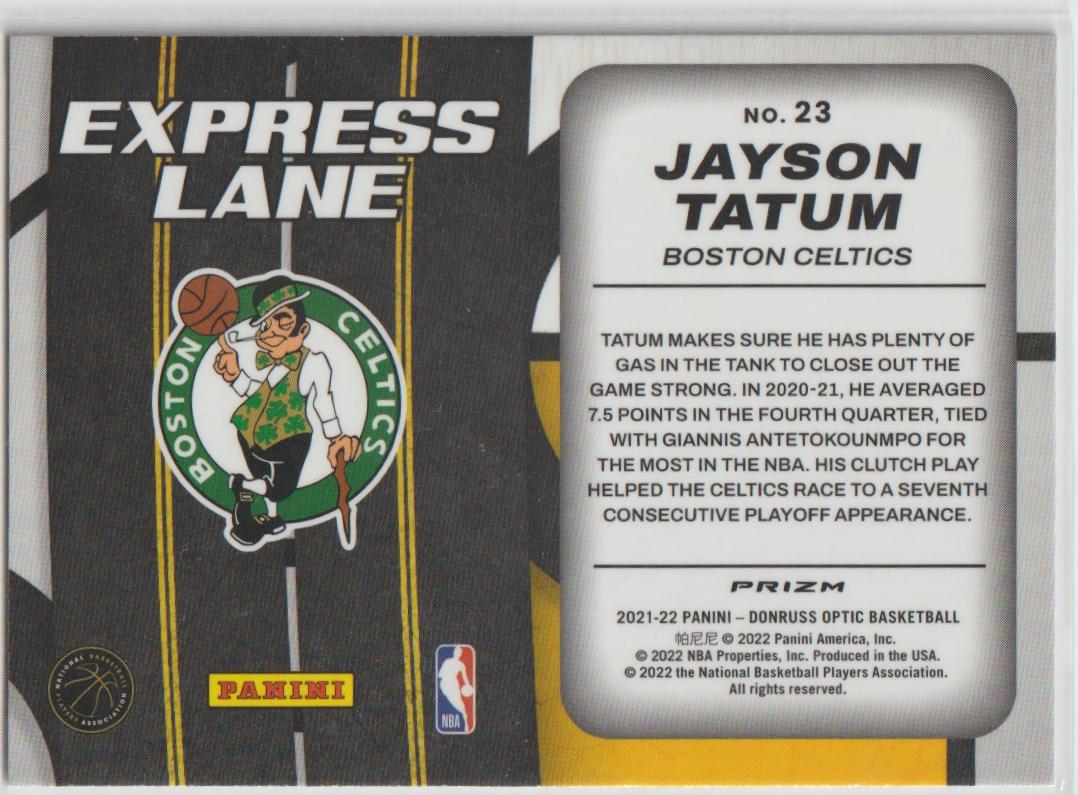 Express Lane 023 Jayson Tatum - Boston Celtics  Holo