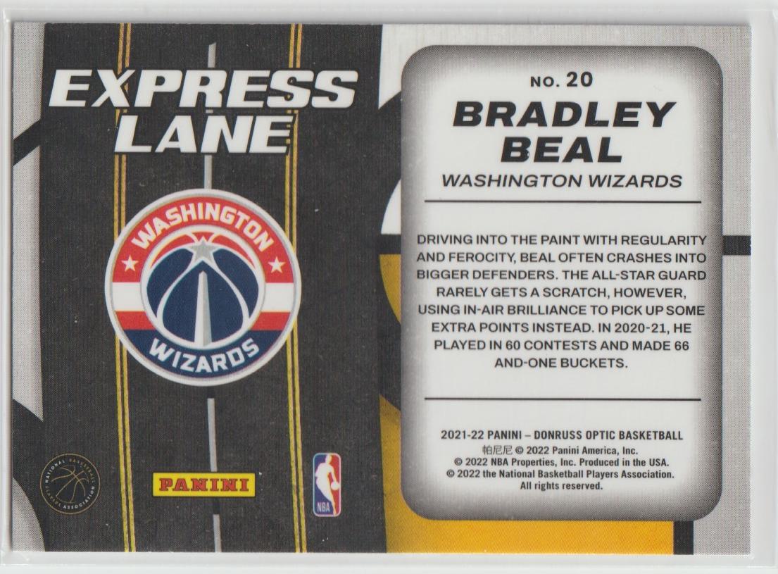 Express Lane 020 Bradley Beal - Washington Wizards