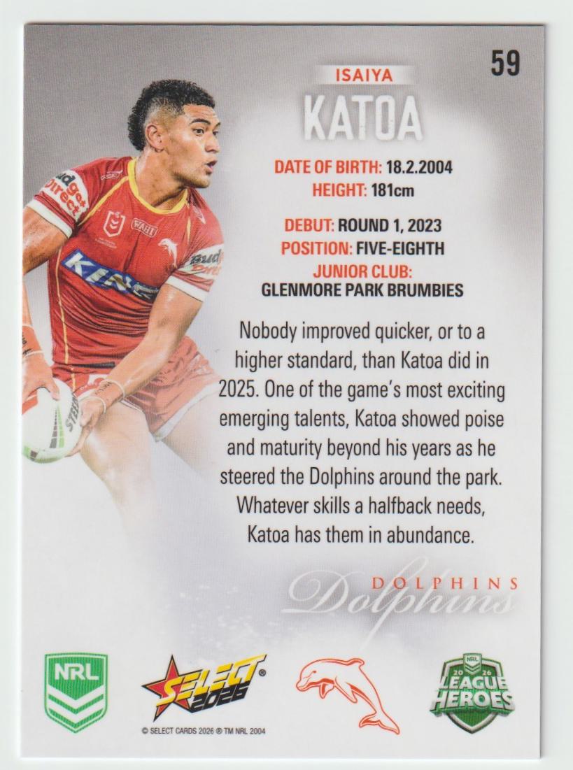 059 Isaiya Katoa Hobby Silver