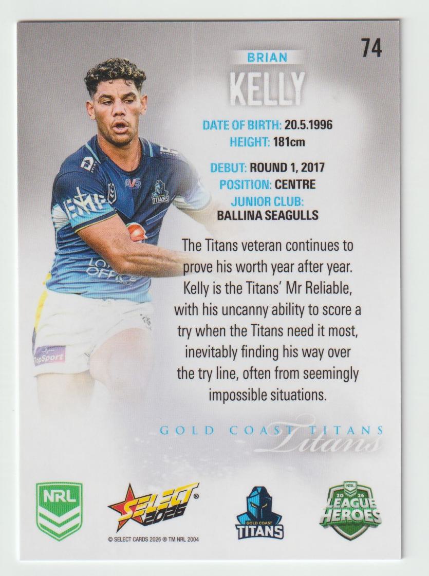 074 Brian Kelly Hobby Silver