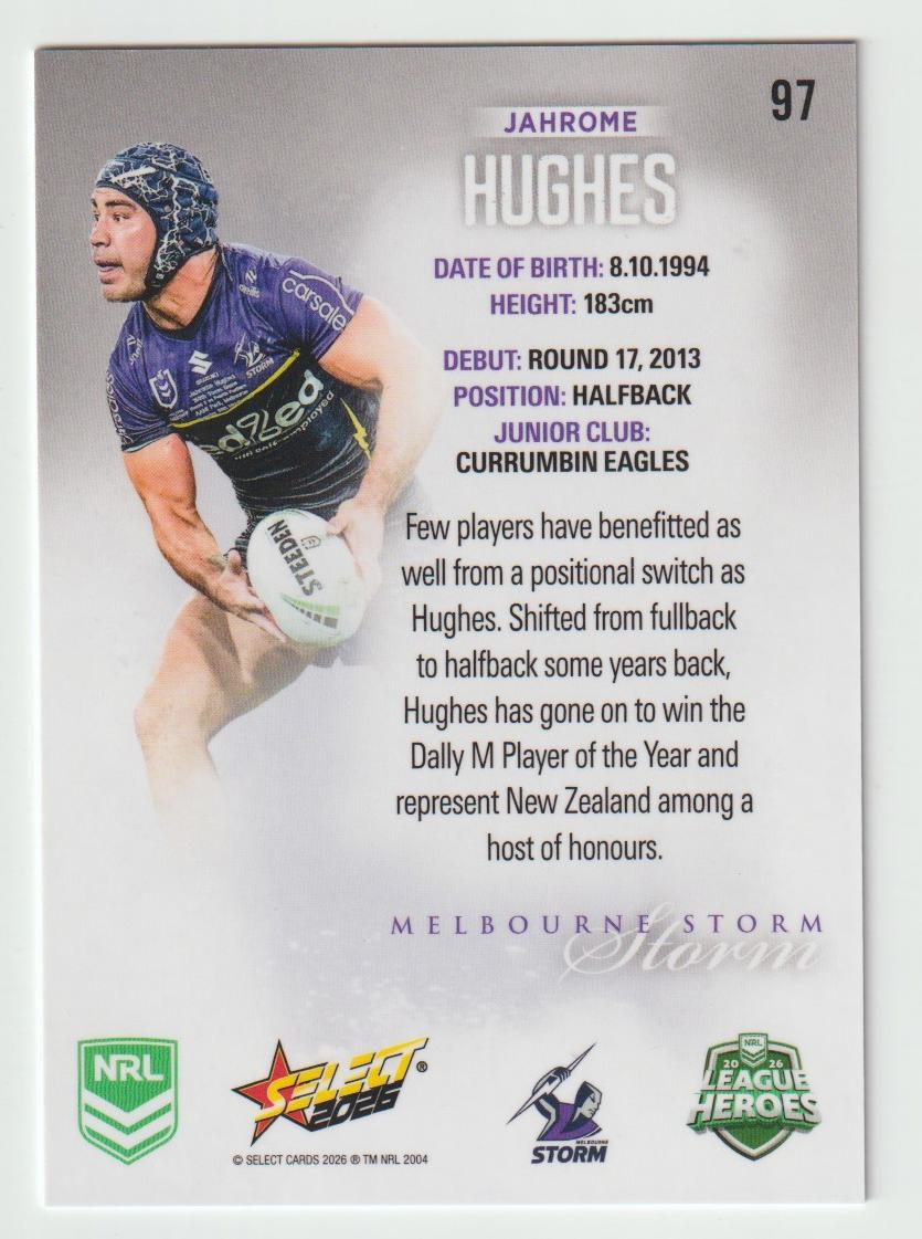 097 Jahrome Hughes Hobby Silver