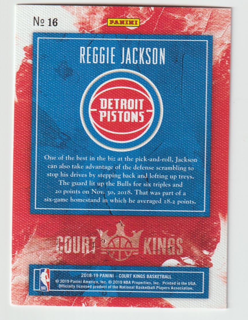 016 Reggie Jackson - Detroit Pistons