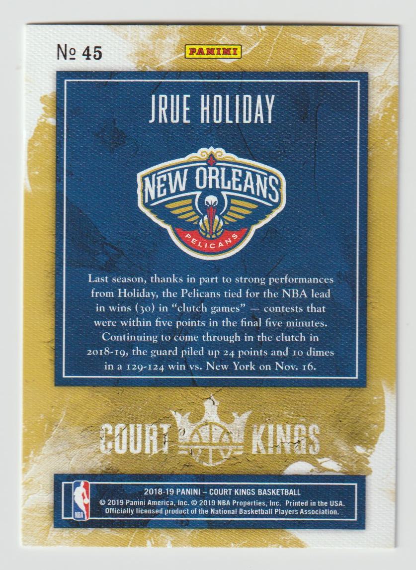 045 Jrue Holiday - New Orleans Pelicans