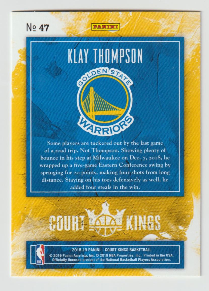 047 Klay Thompson - Golden State Warriors