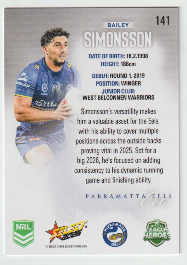 141 Bailey Simonsson Hobby Silver
