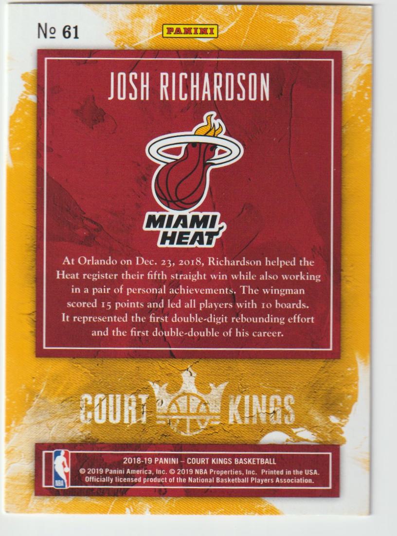 061 Josh Richardson - Miami Heat