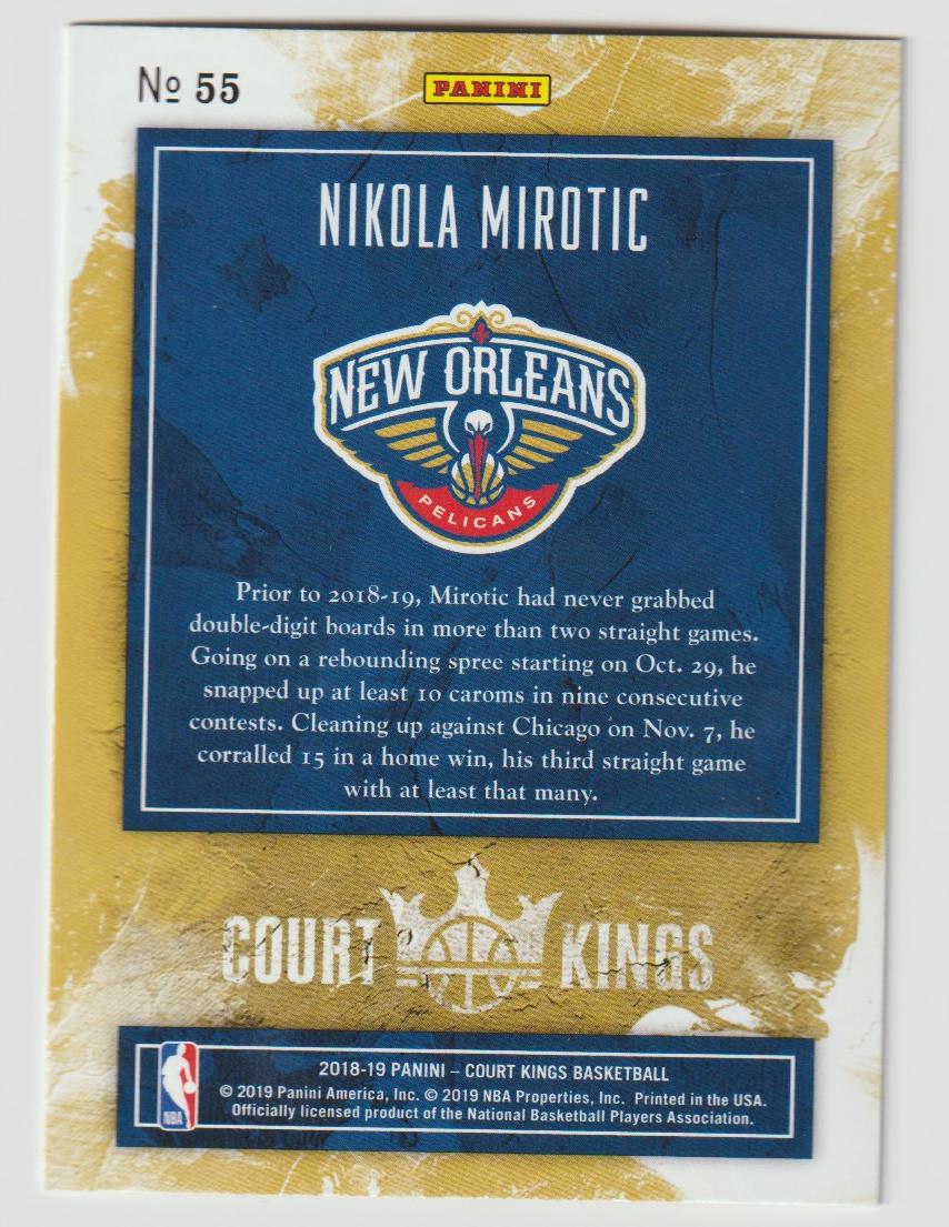 055 Nikola Mirotic - New Orleans Pelicans